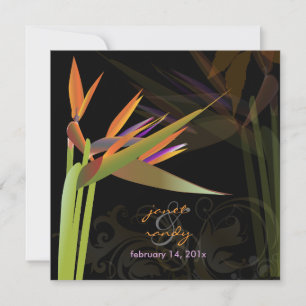 Invitation PixDezines OISEAU DE PARADISE/DO-IT-YOURSELF coule