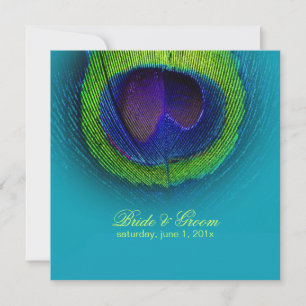 Invitation PixDezines Peacock Eye/turquoise/do-it-yourself te