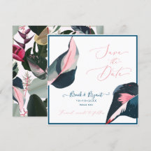 PixDezines Pink Pastel Foliage de gomme bleu foncé