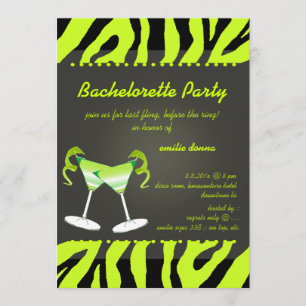 Invitation PixDezines pomme martini Bachelorette/do-it-yourse