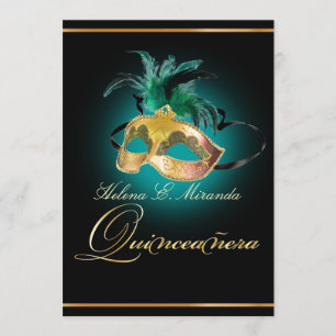 Invitation PixDezines Quinceanera/couleur turquoise/DO-IT-YOU