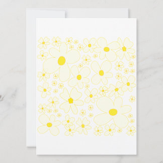 Invitation PixDezines Retro DaisiesPhoto/Bat mitzvah