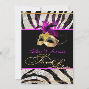 Invitation PixDezines Rossi Sweet 16 Masquerade/DO-IT-YOURSEL