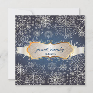 Invitation PixDezines Snowflakes, Événements d'hiver