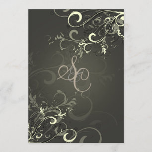 Invitation PixDezines tourbillon crème+graphite