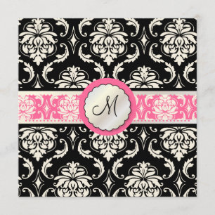 Invitation PixDezines Vendome Damask/do-it-yourself couleurs