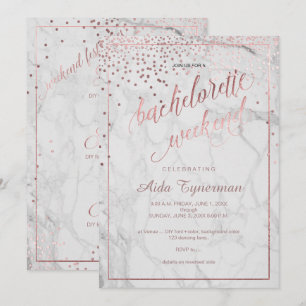 Invitation PixDezines Week-end d'enterrement de vie de jeune