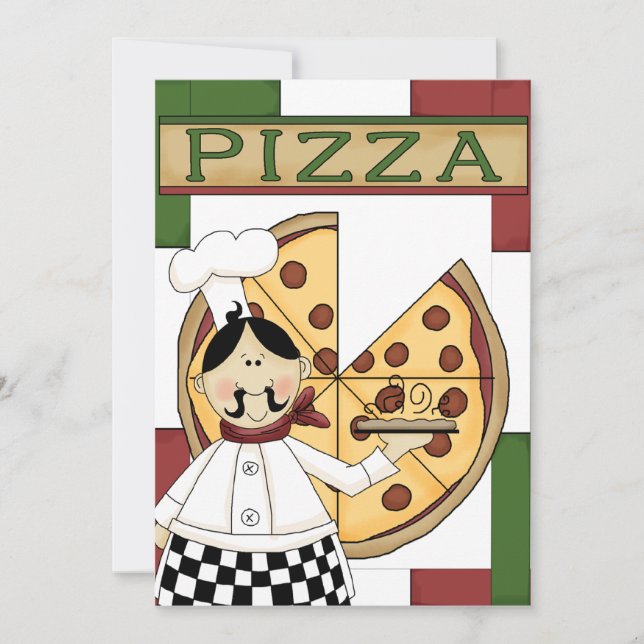 Invitation Pizza (Devant)