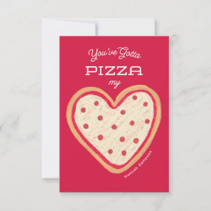 Invitation Pizza My Heart Pizza Classroom Valentine