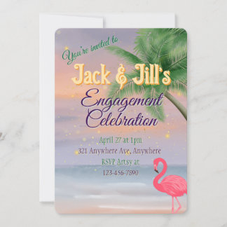 Invitation Plage aux Flamants