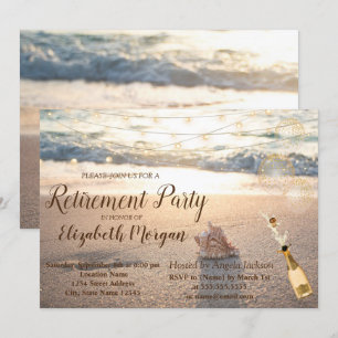 Invitation Plage, Coquillage, Retraite des vins