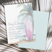Plage Surf Baby À Bord Baby shower D'Été