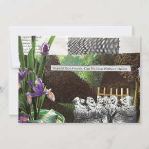 Invitation Plaisanterie politique drôle Forêt Changement clim