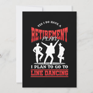 Invitation Plan de retraite Ligne Danse Cowboy Musique countr