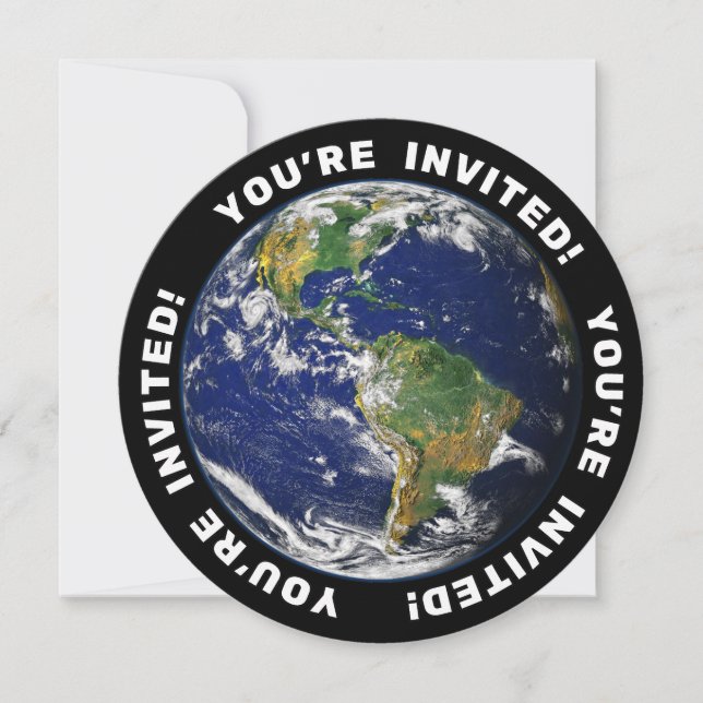 Invitation Planète Terre| (Devant)
