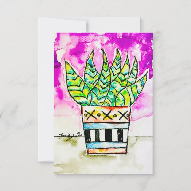 Invitation Plant Art (Devant)