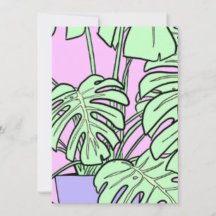 Invitation plante de fromage, amoureux des plantes 