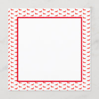 Invitation plate, 5,25 x 5,25