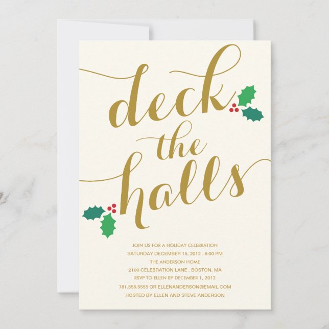INVITATION PLATE-FORME L'INVITATION DE VACANCES DES HALLS (Devant)
