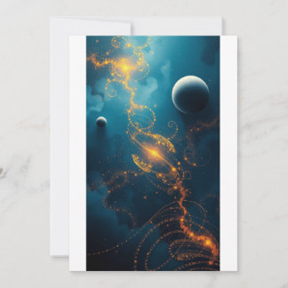Invitation plate, taille: 127 mm x 178 mm, Papier: