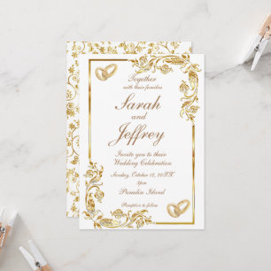 Invitation plate, taille : 12,7 cm x 17,8 cm, papi