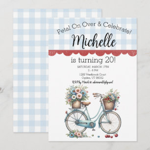 Invitation plate, taille: 13 cm x 18 cm, Papier: S