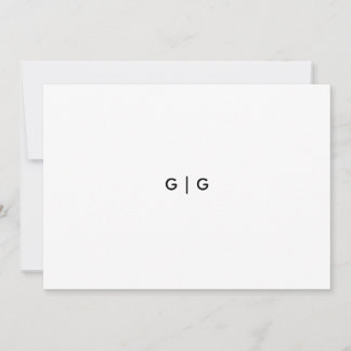 Invitation plate, taille: 5" x 7"