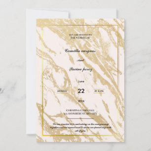Invitation plate, taille: 5" x 7", Papier: Mat, En