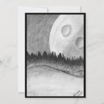 Invitation plate, Taille : 5" x 7", Papier : Matte