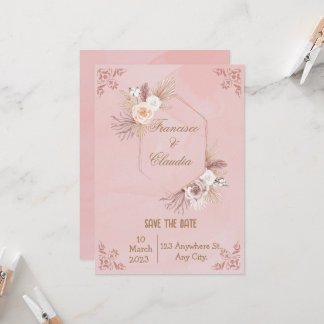 Invitation plate, Taille : 5" x 7", Papier : Matte