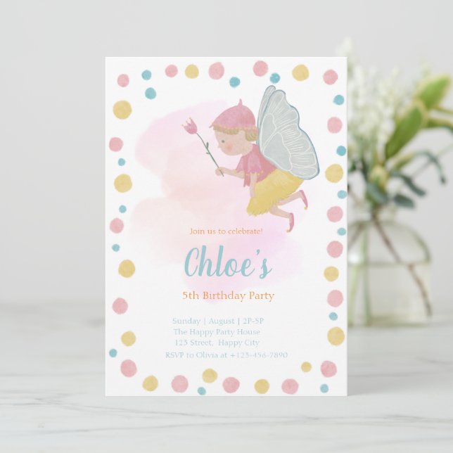 Invitation plate, Taille : 5" x 7", Papier : Matte (Debout devant)