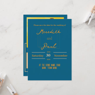 Invitation plate, taille: 5" x 7", Papier: Signatu