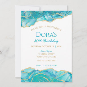 Invitation plate, taille: 5" x 7", papier: Signatu