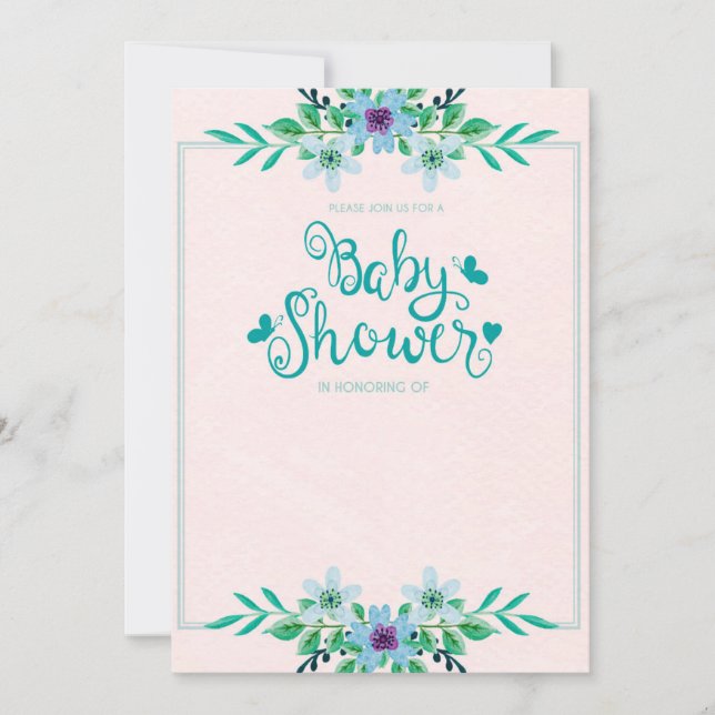 Invitation Please Join US sera à Baby Shower (Devant)
