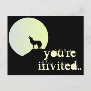 Invitation pleine lune de loup