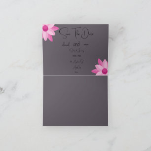 Invitation pliée horizontale de 4 po x 5,6 po -