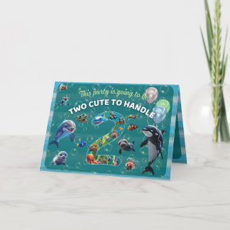 Invitation pliée horizontale personnalisée pour un