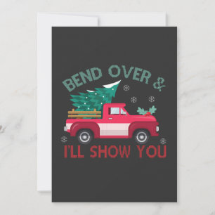 Invitation plier et je vais vous montrer Funny Christmas Tree
