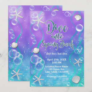 Invitation Plongez dans la pause de printemps sous le Sea Bea