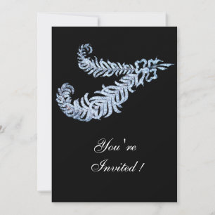 INVITATION PLUMES DE DIAMANT