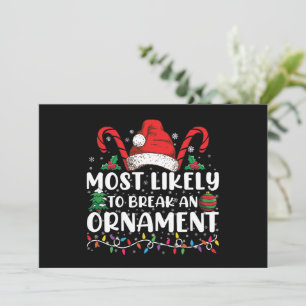 Invitation Plus susceptible de casser un ornement Famille de 