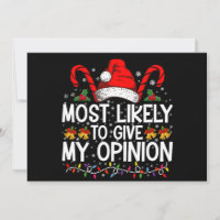 Plus susceptible de donner mon avis Noël drôle