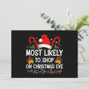 Invitation Plus susceptible de faire du shopping la veille de