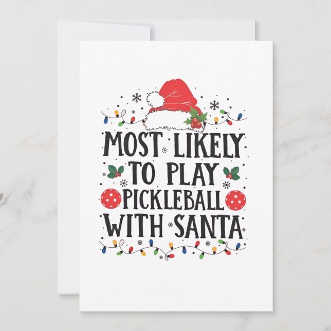 Invitation Plus susceptible de jouer au Pickleball avec le Pè (Devant)