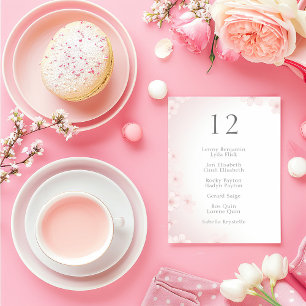 Invitation Plutôt rose Soft Cherry Blossom Mariage Siège