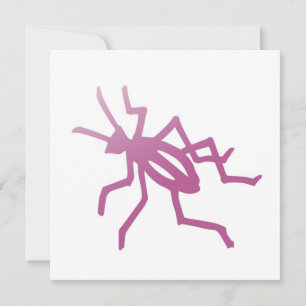 Invitation Poetica Pink Cricket