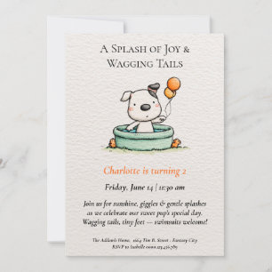 Invitation poétique et minimaliste à la fête de la