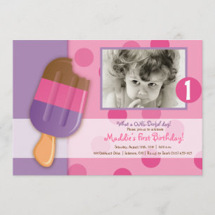 Invitation Pois et Popsicles