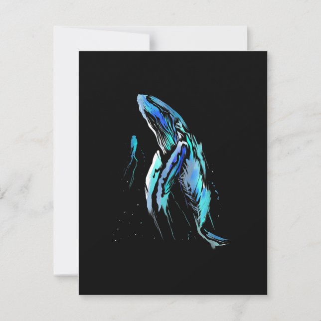 Invitation Poison de Whale Swimming Diving (Devant)