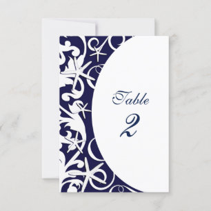 Invitation Poisson blanc Marine Blue Beach Nombre de tableaux